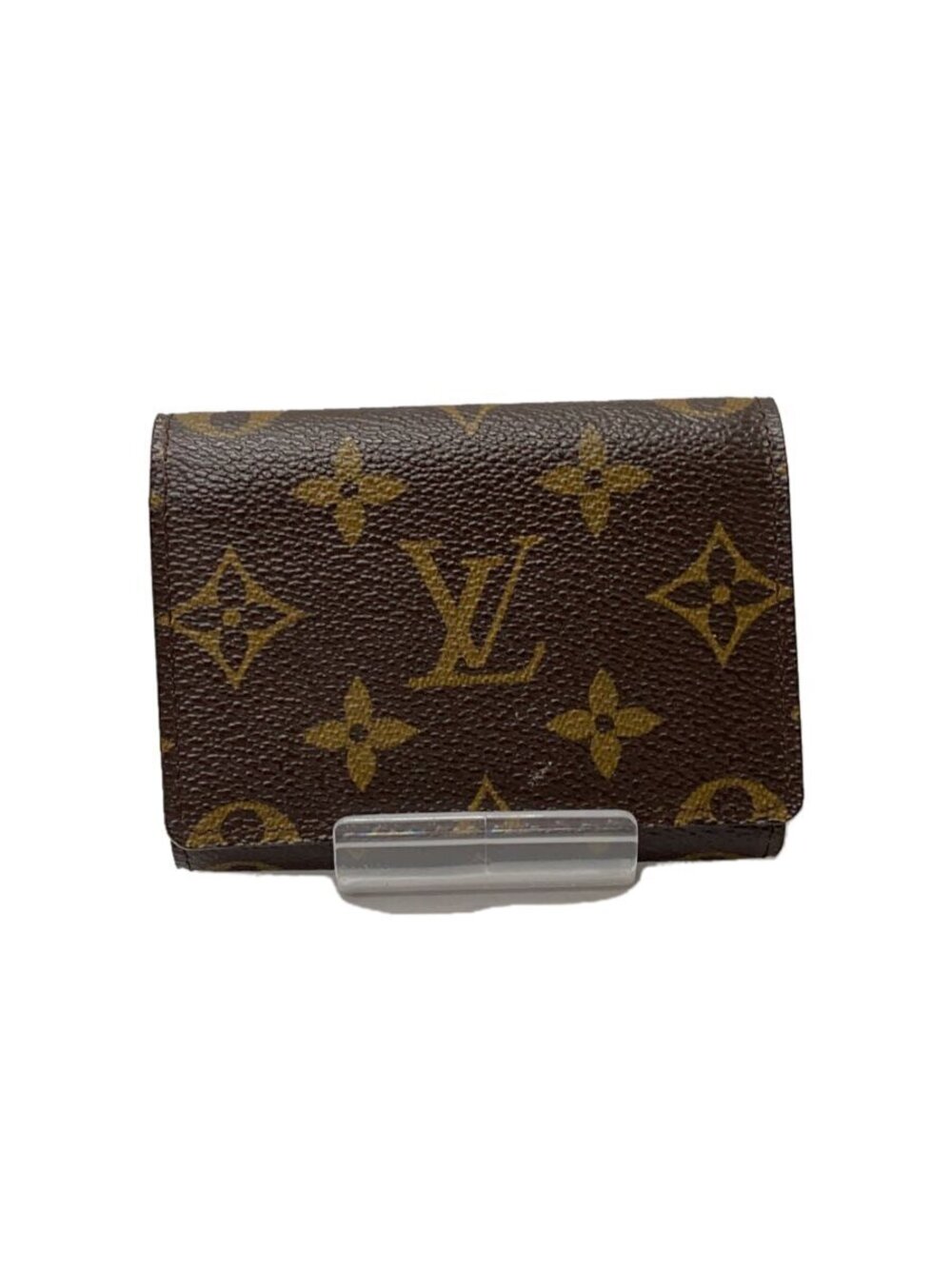 LOUIS VUITTON Envelope Wallet Carte de Visite Monogram Canvas Brown